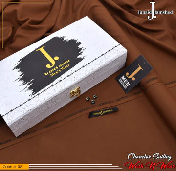 J. Premium Wash N Wear With Luxury Box & Bag  ( Coco Brown )